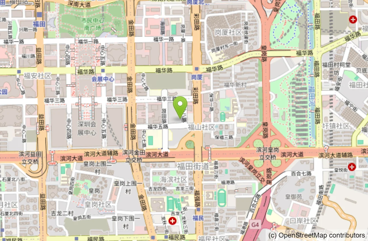 Map — Shenzhen office